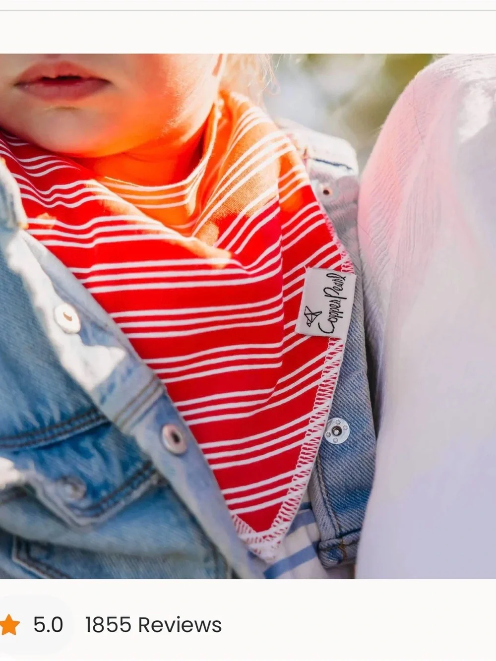 Copper Pearl Baby Bandana Bibs with Baseball Print (3 pack)